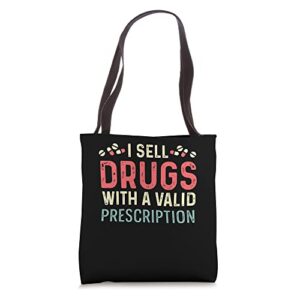 valid prescription funny worker tote bag