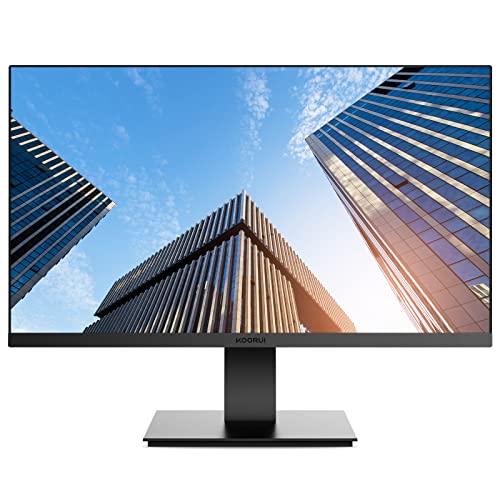 KOORUI 22 Inch Computer Monitor, FHD 1080P VA Desktop Display, 75HZ Ultra Thin Bezel/Eye Care/Ergonomic Tilt, HDMI VGA Ports LED Monitor for PC, VESA