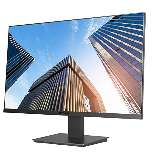 KOORUI 22 Inch Computer Monitor, FHD 1080P VA Desktop Display, 75HZ Ultra Thin Bezel/Eye Care/Ergonomic Tilt, HDMI VGA Ports LED Monitor for PC, VESA