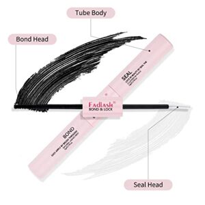 Lash Bond and Seal Cluster Lashes Glue DIY Lash Extension Kit Lash Clusters Glue Individual Lashes Strong Hold 48-72 Hours DIY Eyelash Extension Kit Suitable for Sensitive Eyes