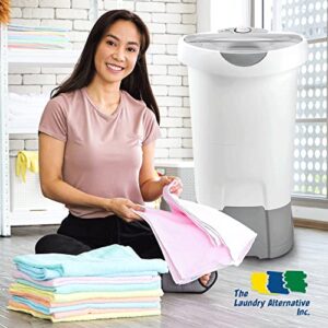 The Laundry Alternative Poseidon Portable Washer - Small Washing Machine for Apartment Living & RV Travel with Real Agitator & Innovative Foldable Design - Compact Washer Ideal for Limited Spaces