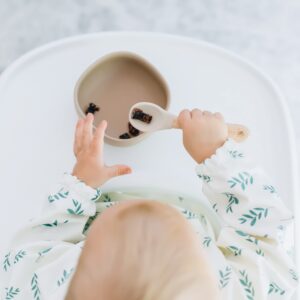 Little Keegs Long Sleeve Baby Bibs - Toddler Art Smock Feeding Baby Apron Eating Shirt Waterproof Wearable Full Sleeved Bib
