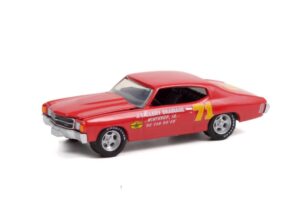 doc mayner's 1972 chevy chevelle, j. gallery drainage - greenlight 30315 - 1/64 scale diecast car