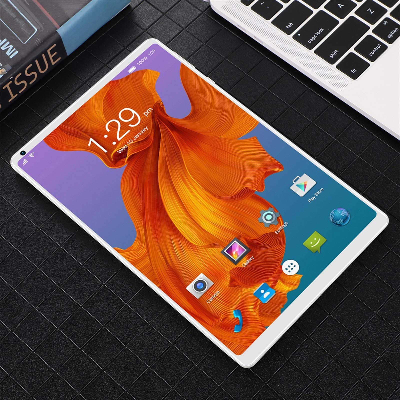 Smart Tablet, 8 Inch HD Display Screen Tablet Computer, Android 8.1 Tablet, Dual Camera Bluetooth WiFi Tablet, 1GB RAM + 16GB ROM,Designed for Portable Entertainment (Gray)