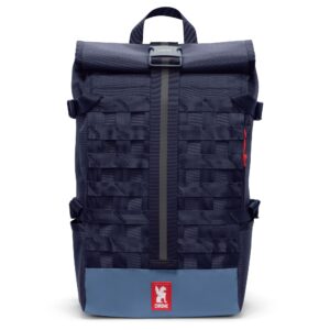 Chrome Industries Barrage Cargo Laptop Backpack - Waterproof 15 Inch Laptop Bag, Navy Tritone, 22 Liter