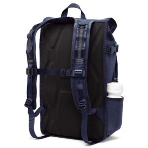 Chrome Industries Barrage Cargo Laptop Backpack - Waterproof 15 Inch Laptop Bag, Navy Tritone, 22 Liter