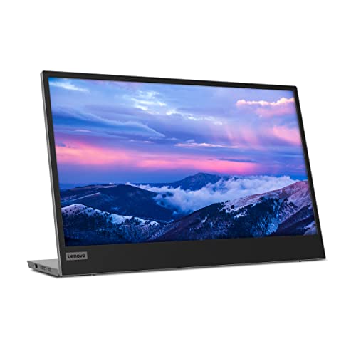 Lenovo L15 – Mobile Monitor - 15.6" FHD Display - 60Hz - 6ms–14ms Response Time - Low Bluelight Certified - Foldable Stand - USB Type-C 3.2 Gen 1 - USB 2.0