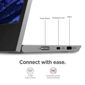 Lenovo L15 – Mobile Monitor - 15.6" FHD Display - 60Hz - 6ms–14ms Response Time - Low Bluelight Certified - Foldable Stand - USB Type-C 3.2 Gen 1 - USB 2.0