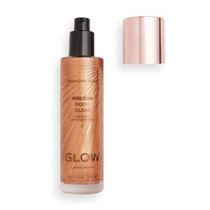 makeup revolution, molten body glow, bronze, 100ml