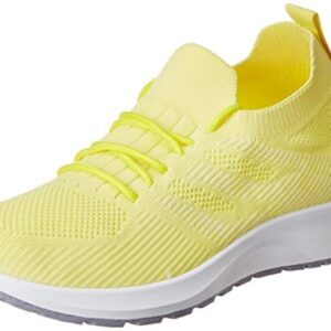 Ambience Women Athletic Comfy Running Shoe Bounce Back Sole US 6-11 Lace1 Multicolor (Yellow, Numeric_10)