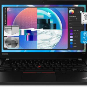 Lenovo ThinkPad P14s Mobile Workstation Laptop for Designer, Architecture, Engineering (14" FHD Touchscreen, AMD 8-core Ryzen 7 Pro 5850U (Beat i7-1165G7), 32GB RAM, 1TB SSD) FP, Win 11 Pro, Black