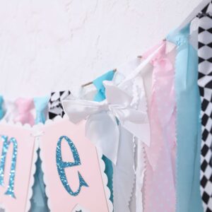 Alice in Wonderland One High Chair Banner Alice Wonderland First Birthday High Chair Banner Girl,onederland 1st Birthday Girl One High Chair Banner.alice in Wonderland Tea Party First Birthday