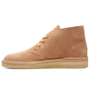 clarks men's desert coal shoes,light tan suede, 11 medium us