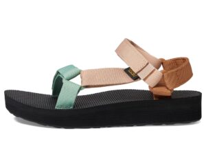 teva women's midform universal sandal, clay multi, 8