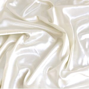 Yiemoge Satin Photography Background Silk, Glossy Fabric Cloth Backdrops for Goods, Crafts, Jewelry, Cosmetics, Food Photoshoot and Flat Lay (White, 3.3×2.5ft/100×75cm)