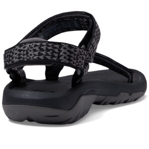 Teva Women's Hurricane XLT2 Sandal, Etching Black/Grey, 12