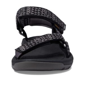 Teva Women's Hurricane XLT2 Sandal, Etching Black/Grey, 12