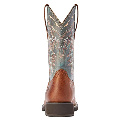 Ariat Womens Delilah Western Boot Spiced Cider/Teal River 9