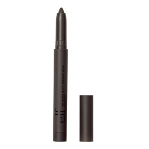 e.l.f. No Budge Matte Shadow Stick, One-Swipe Cream Eyeshadow Stick, Long-Wear & Crease Resistant, Matte Finish, Cool Beans