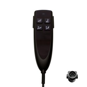 uetmulik 4 button 5 pin prong lift chairs power recliners remote hand control handset replacement
