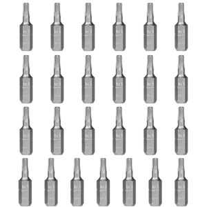 HPHOPE T15 Screwdriver Bit Set, Torx Bits T15, 1/4" Hexagon Bit (Length: 1", 25 Pack)