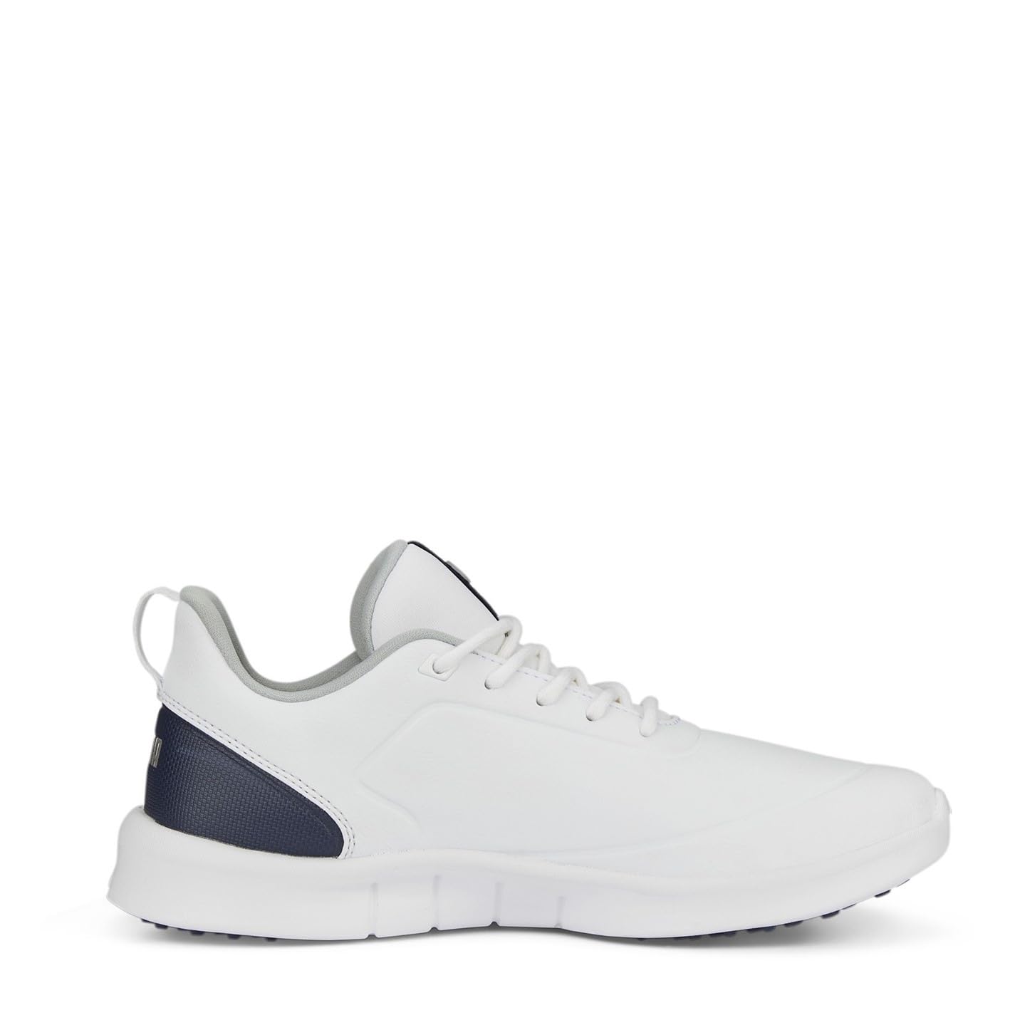 PUMA Women's Golf Shoe, White Navy, 8