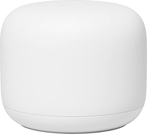 Google Nest Wifi - AC2200 (2nd Generation) Router and Add On Access Point Mesh Wi-Fi System (2-Pack, Snow) (Renewed)