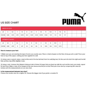 PUMA Men's Backstrap Sandal Slide, Black-White, 9
