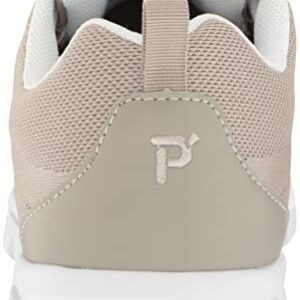 Propét Women's TravelActiv Sneakers, Taupe, 9.5 X-Wide US