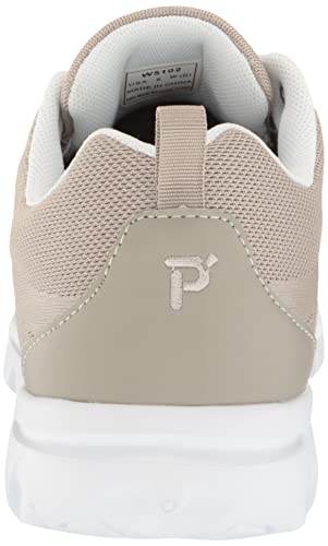 Propét Women's TravelActiv Sneakers, Taupe, 9.5 X-Wide US