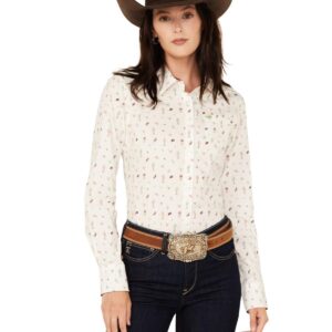 Ariat Female Kirby Stretch Shirt Santa Fe Large