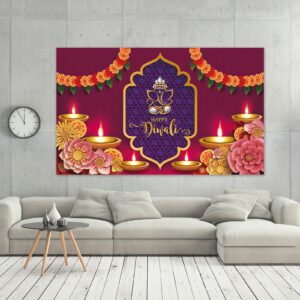 Diwali Decorations Diwali Decor Diwali Backdrop for Photography Happy Diwali Banner Indian Diwali Decorations and Supplies for Home Party