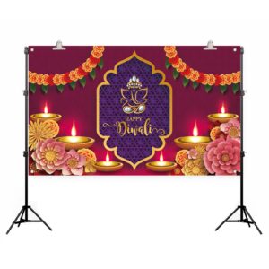 Diwali Decorations Diwali Decor Diwali Backdrop for Photography Happy Diwali Banner Indian Diwali Decorations and Supplies for Home Party