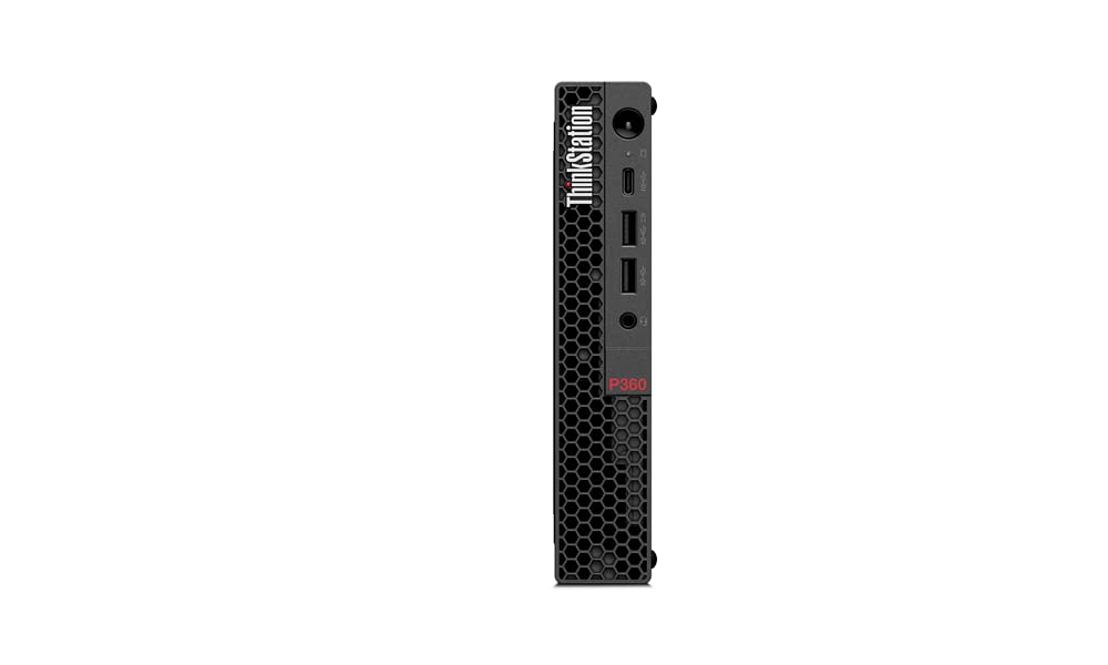 Lenovo ThinkStation P360 30FA001BUS Workstation - 1 x Intel Core i7 Dodeca-core (12 Core) i7-12700T 12th Gen 1.40 GHz - 32 GB DDR5 SDRAM RAM - 1 TB SSD - Tiny - Black