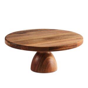 2 in 1 cake stand and cheese charcuterie board, cupcake stand for afternoon tea, dessert table display made of wood, ecologic cupcake holder, beautiful wedding cake stand, 10 inch diameter