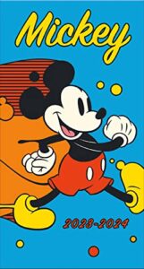 2023-2024 disney mickey mouse (bilingual french) pocket planner