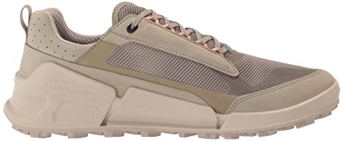 ECCO Women's Biom 2.1 Low Cross Mountain Waterproof Trail Running Shoe, SAGE/SAGE/Steel, 7-7. 5