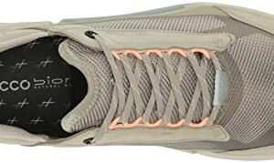 ECCO Women's Biom 2.1 Low Cross Mountain Waterproof Trail Running Shoe, SAGE/SAGE/Steel, 7-7. 5