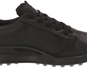 ECCO Women's Hybrid Hydromax Waterproof Golf Shoe, Black, 9-9.5