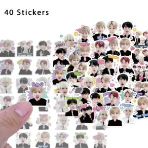 Kpop BTS Birthday Party Kit Supplies For Bangtan Boys includes Banner - 1 Cake Topper - 24 Cupcake Toppers - 16 Balloons - 40 Stickers