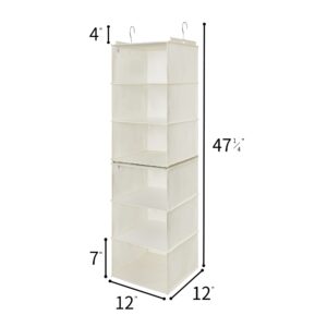 GRANNY SAYS Bundle of 1-Pack Jumbo Storage Bins with Handles & 1-Pack Hanging Storage Shelves