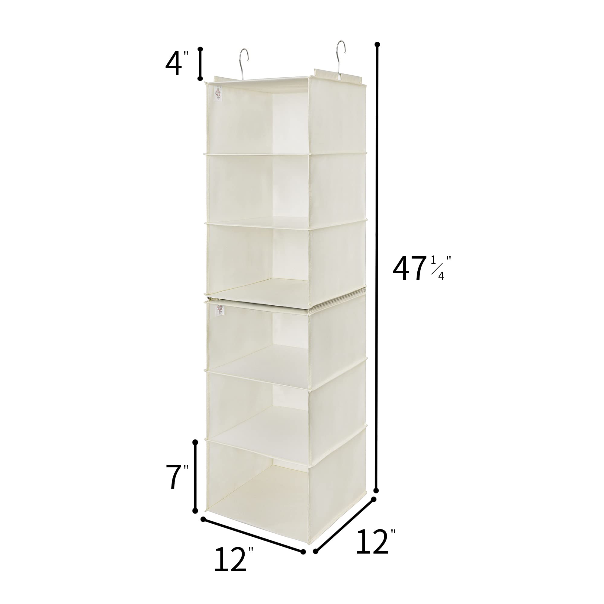 GRANNY SAYS Bundle of 1-Pack Jumbo Storage Bins with Handles & 1-Pack Hanging Storage Shelves