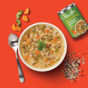 Pacific Foods Organic Wild Rice Chicken Soup, 16.3 Oz Can