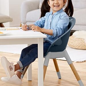 Skip Hop Baby High Chair 4 in 1 Convertible High Chair, EON, Slate Blue