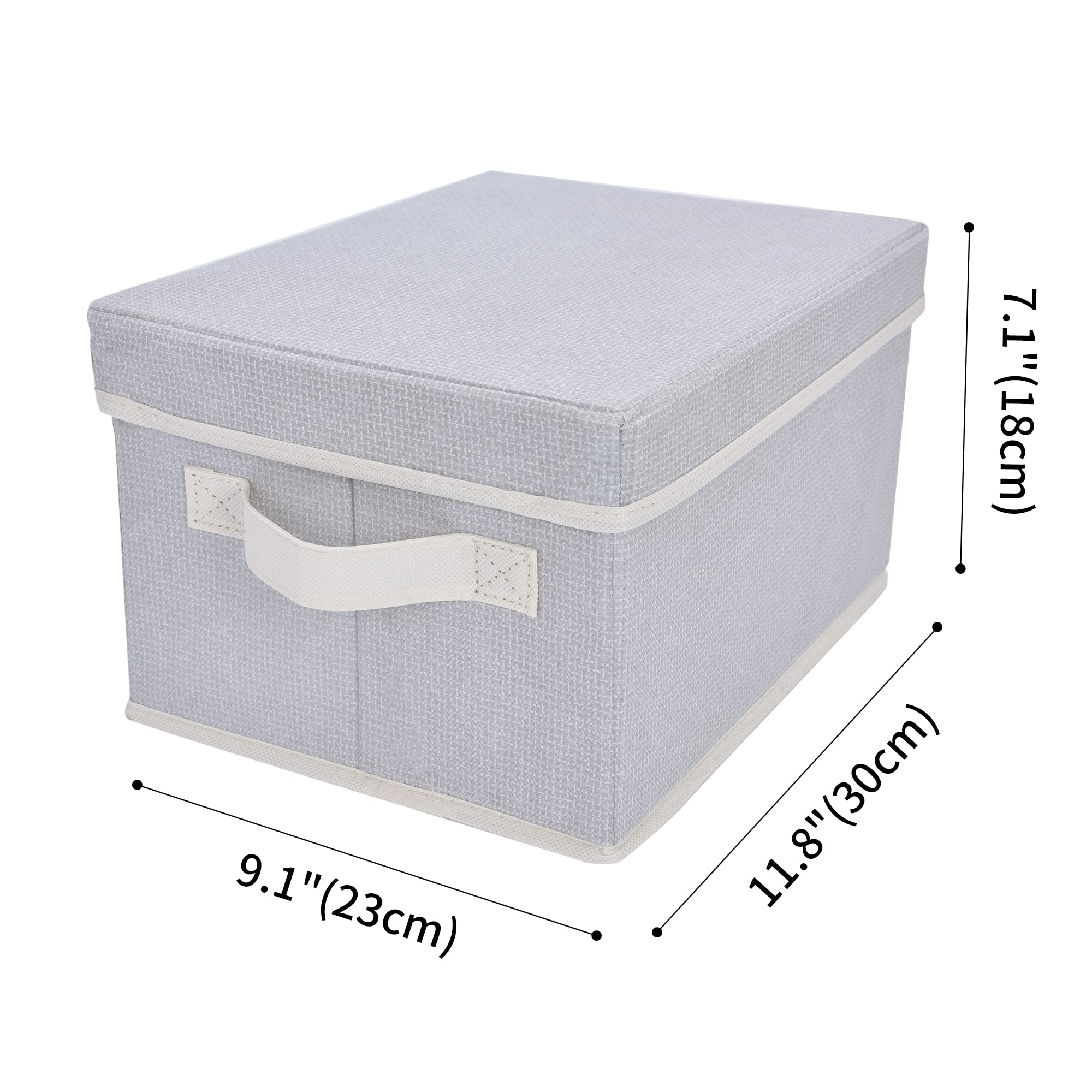 GRANNY SAYS Bundle of 3-Pack Storage Bins with Handles & 1-Pack Hanging Storage Shelves