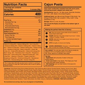 Huel Hot and Savory Instant Meal Replacement - Cajun Pasta - 14 Scoops Packed with 100% Nutritionally Complete Food, Including 25g of Protein, 6g of Fiber, and 27 Vitamins and Minerals