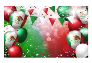 allenjoy mexican independence day backdrop for photography pictures viva mexico birthday baby shower party supplies decorations banner photo booth props photography background