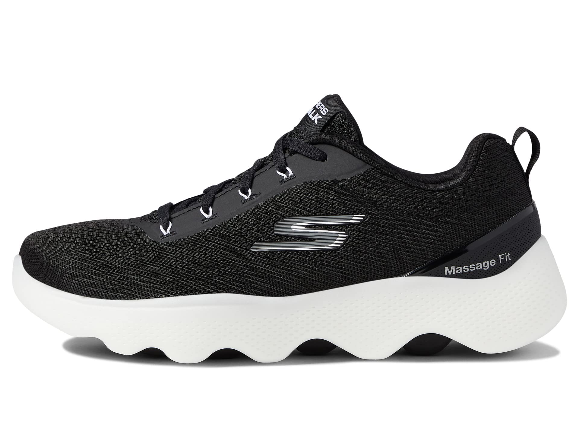 Skechers Go Walk Massage Fit - 216404 Black/White 11 D (M)