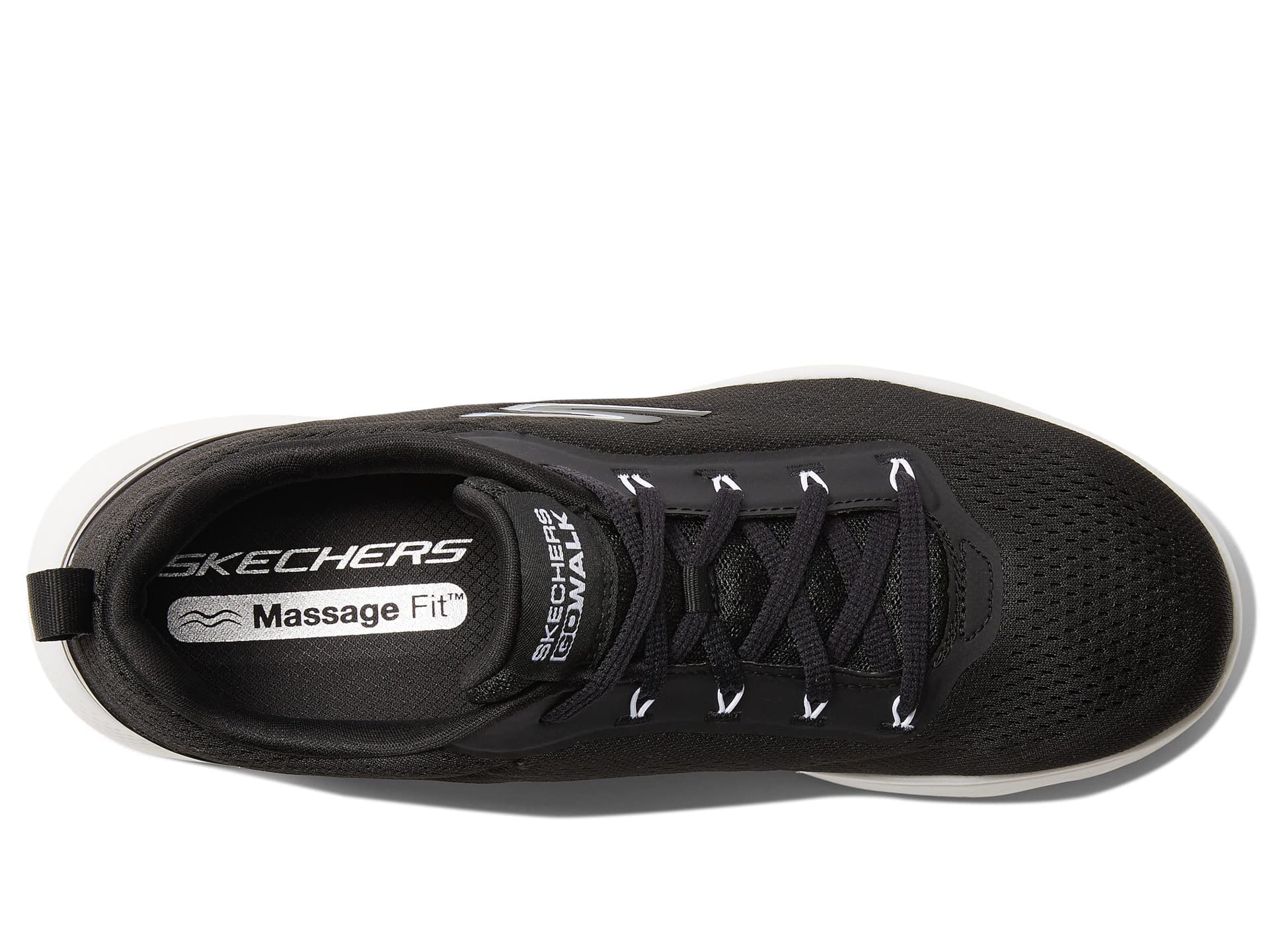 Skechers Go Walk Massage Fit - 216404 Black/White 11 D (M)