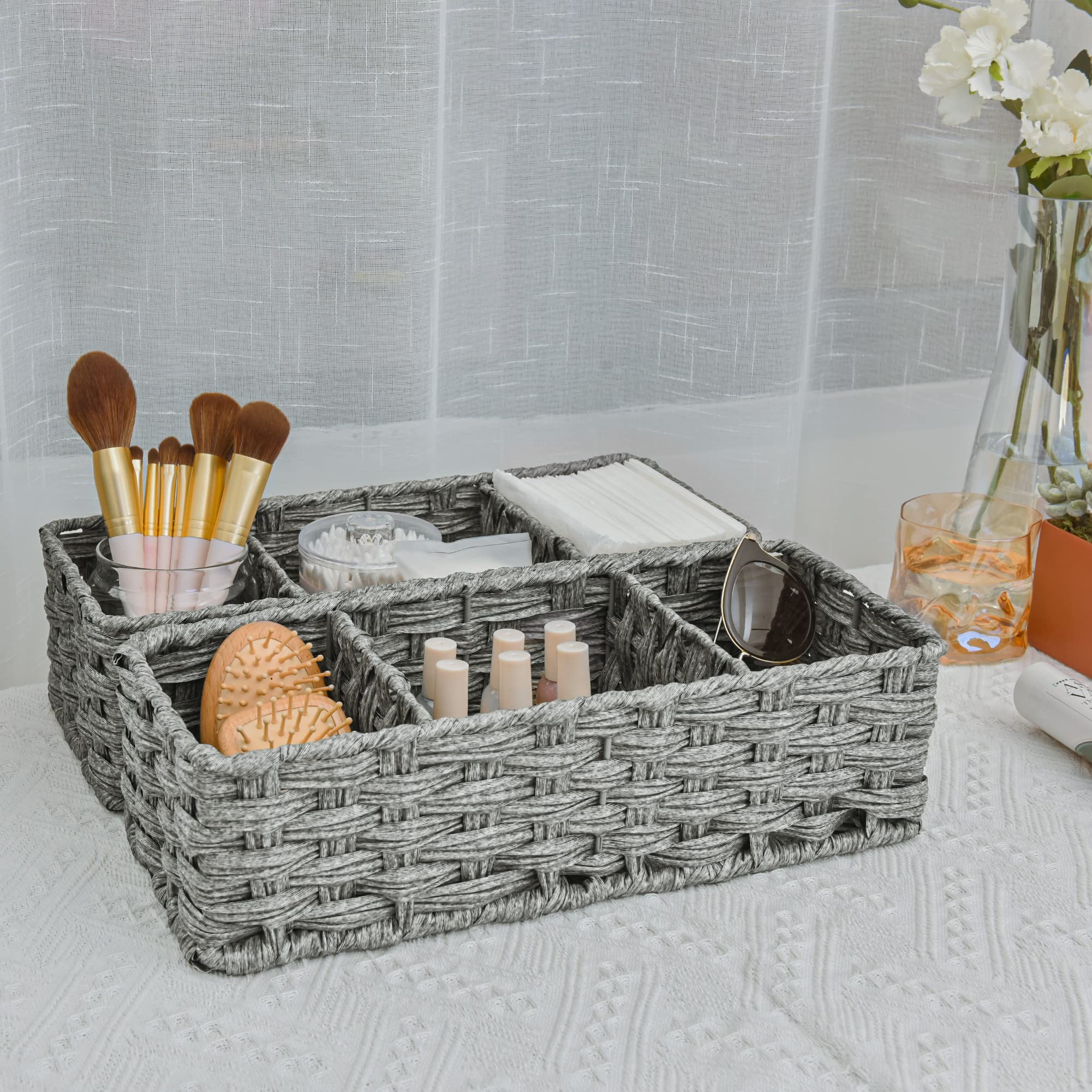 GRANNY SAYS Bundle of 3 Sets Wicker Storage Baskets